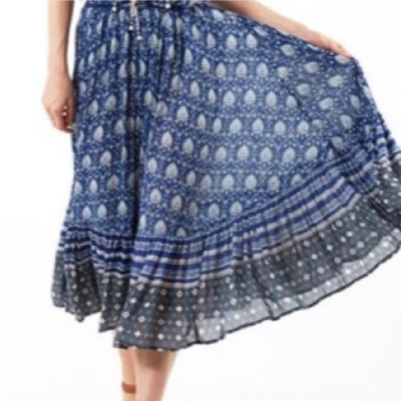 Vintage spell and the Gypsy collective blue oracle skirt Large - Picture 5 of 12